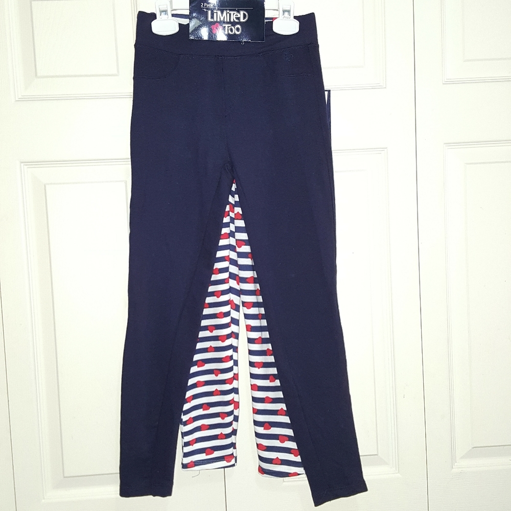LIMITED TOO E3KW02MKL2 DOUBLE PACK LEGGINGS